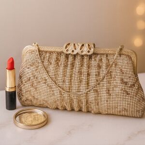 Elegant Gold Clutch